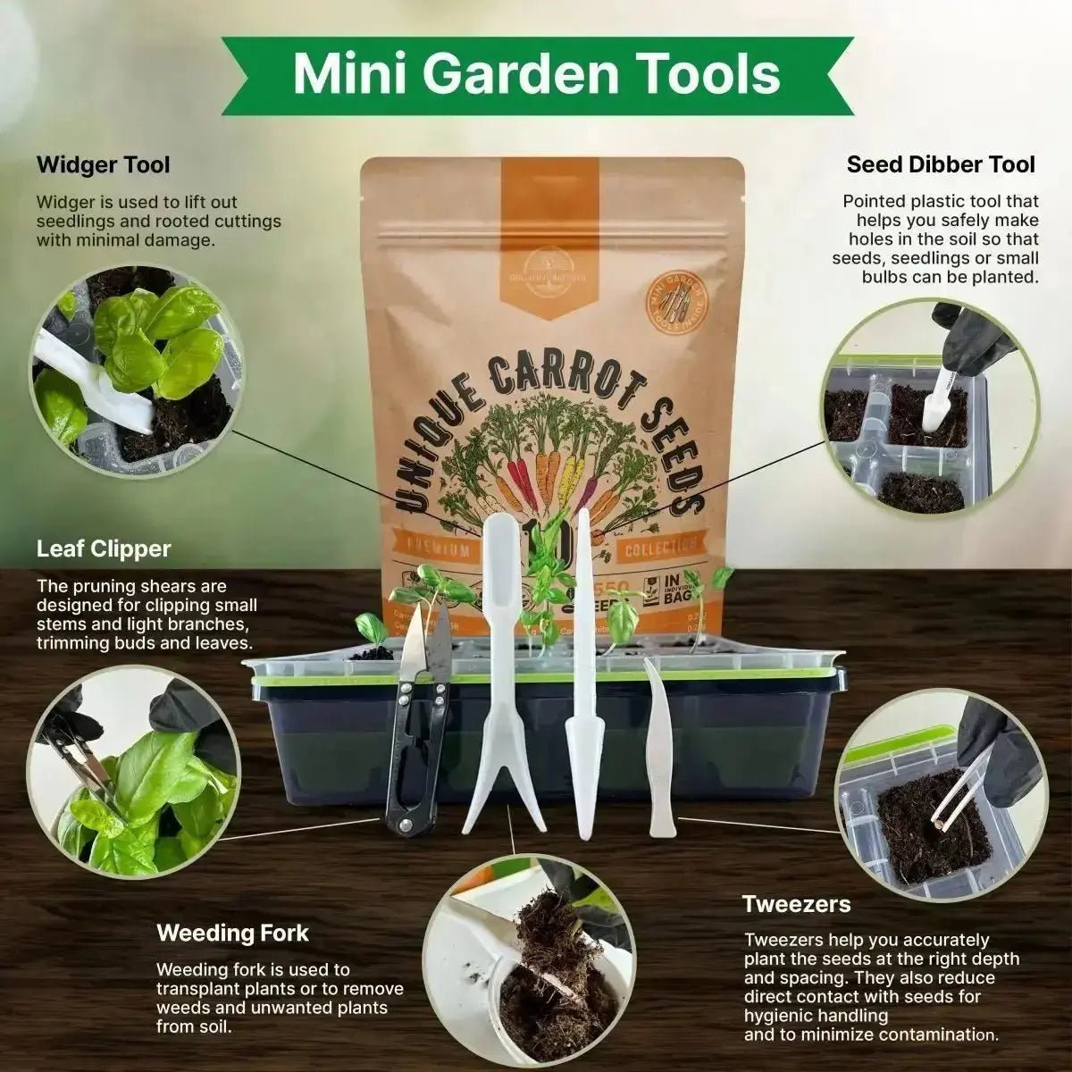 10 Unique Carrot Seeds Variety Pack - Organo Republic seeds store 10 Unique Carrot Seeds Variety Pack