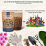 Organo Republic 16 Perennial Wildflower Seeds Mix for Indoor & Outdoors. 100,000+ Non - GMO, Heirloom Wildflower Garden Seeds, 4oz Packet for Growing Wild Flowers to Attract Bees, Butterflies & Birds - Organo Republic