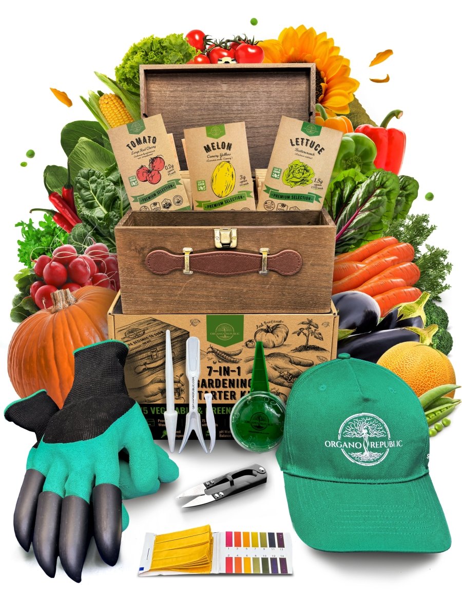 75 Greens & Vegetable Seeds Variety Pack - Organo Republic seeds store 75 Greens & Vegetable Seeds Variety Pack