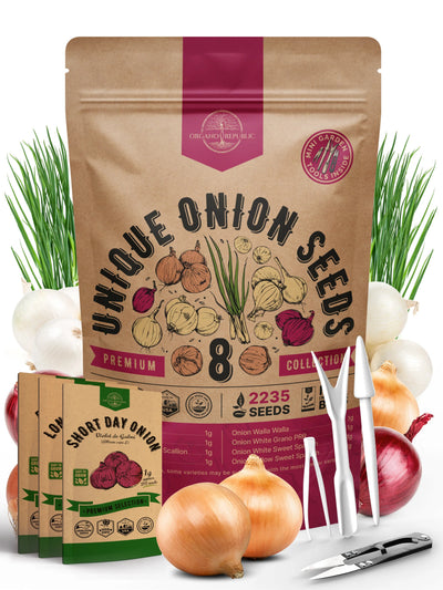 Onion Seeds Variety Pack – Non-GMO Heirloom
