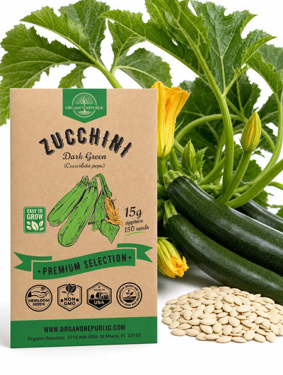 Black Beauty Zucchini Seeds – Non-GMO Heirloom