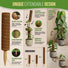 Moss Pole Monstera Plant Support Stakes Organo Republic