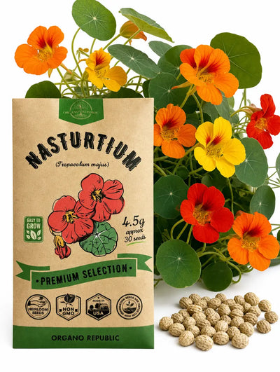 Nasturtium Seeds for Sale – Non-GMO Heirloom