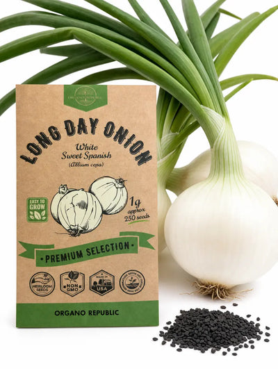 White Sweet Spanish Onion Seeds – Non-GMO Heirloom