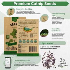 Catnip Seeds Pack 3G - Organo Republic seeds store Catnip Seeds Pack 3G