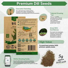 Dill Bouquet Seeds Pack 5G - Organo Republic seeds store Dill Bouquet Seeds Pack 5G