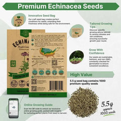 Echinacea Seeds Pack 5.5G - Organo Republic seeds store Echinacea Seeds Pack 5.5G