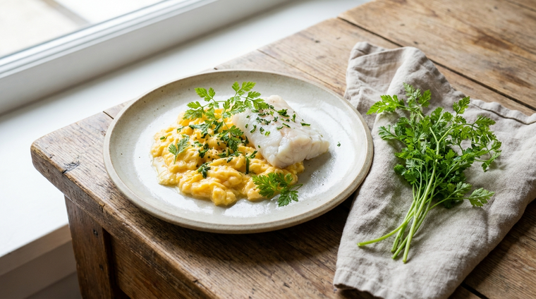 Delicate chervil, snipped fresh over eggs and fish as a fines herbes touch.