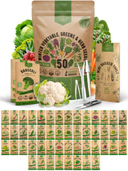 50 Winter Vegetable Garden Seeds Variety Pack - Organo Republic seeds store 50 Winter Vegetable Garden Seeds Variety Pack