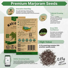 Marjoram Seeds Pack 0.15G - Organo Republic seeds store Marjoram Seeds Pack 0.15G