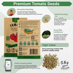 Tomato Large Cherry Seeds Pack 0.8G - Organo Republic seeds store Tomato Large Cherry Seeds Pack 0.8G