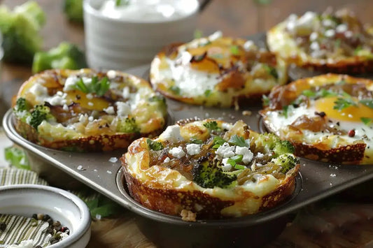 Broccoli & Sauerkraut Egg Cups - Organo Republic