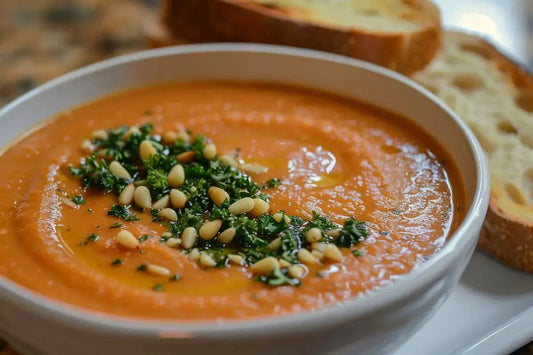 Carrot Tahini Soup - Organo Republic