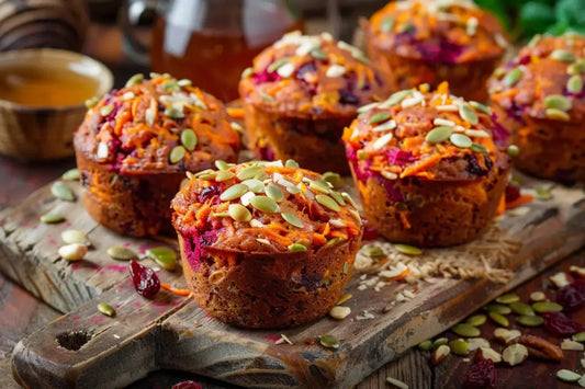 Carrot & Beet Morning Glory Muffins - Organo Republic