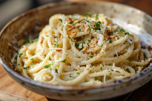 Cauliflower-Cashew Alfredo Pasta - Organo Republic
