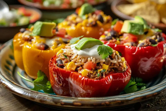 Crockpot Stuffed Peppers - Organo Republic