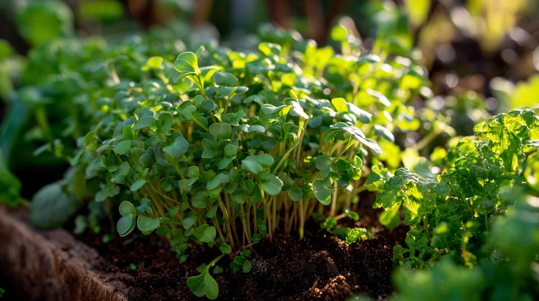 Curled Cress Microgreens