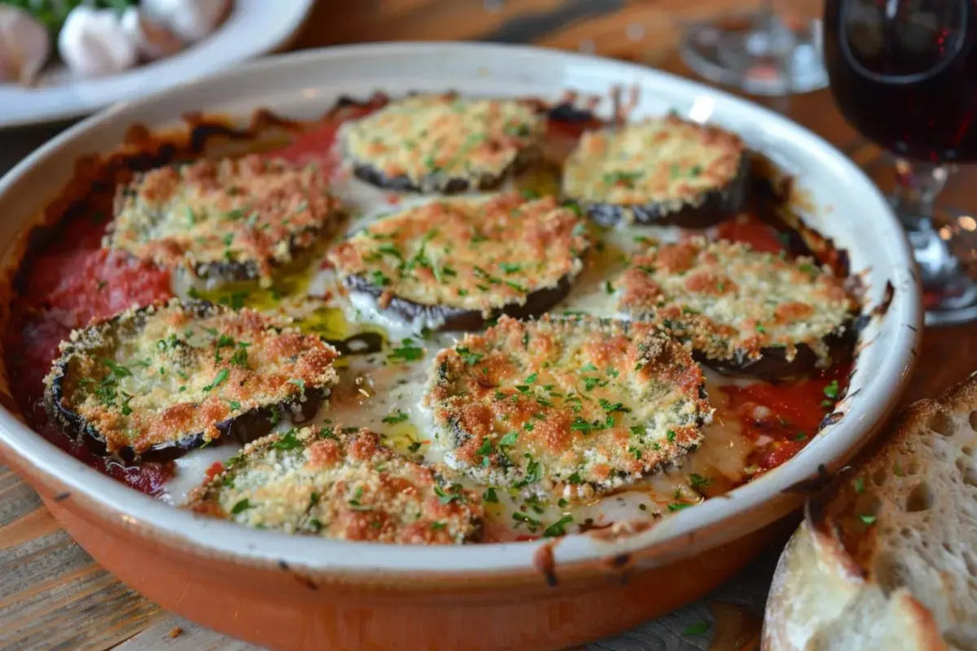 Hazelnut Crusted Eggplant Parmesan - Organo Republic