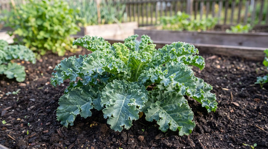 How to grow Dwarf Siberian kale: a compact plant with frilly blue-green leaves in the garden