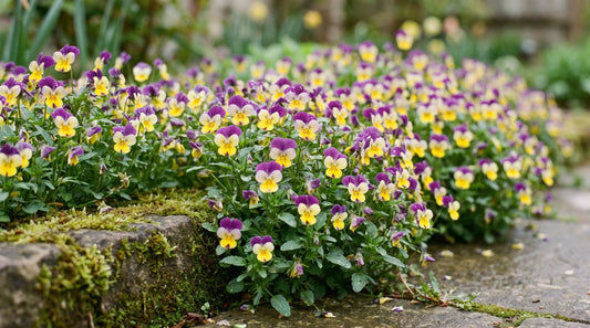 How to grow Johnny Jump-Up: a drift of violas in bloom