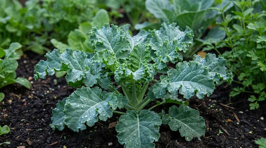 How to grow kale: a healthy kale plant in the garden
