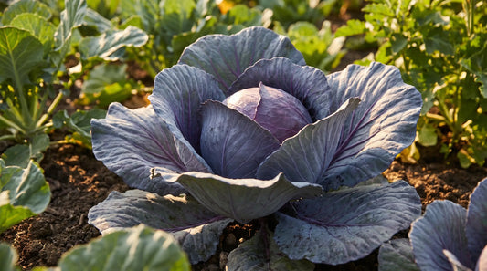 Red Acre cabbage head