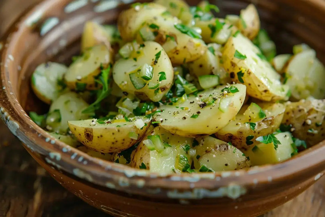 Light Potato And Mache Salad - Organo Republic