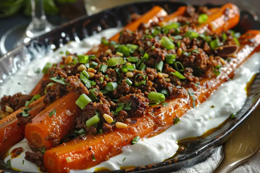 Moroccan Spiced Carrots With Ground Lamb - Organo Republic