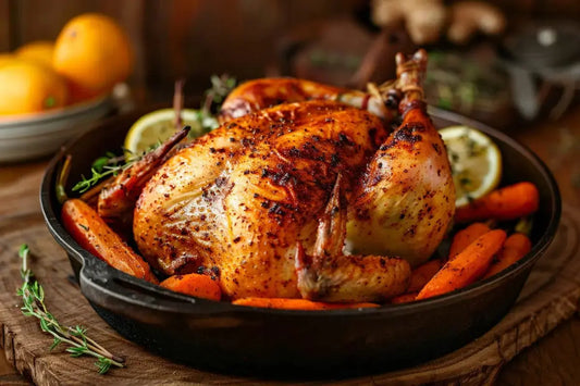 Moroccan-Spiced Roasted Chicken & Carrots - Organo Republic