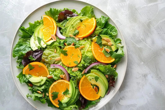 Orange, Avocado & Mache Salad - Organo Republic