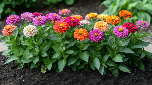 Zinnia ‘Dahlia Flowered Mix’