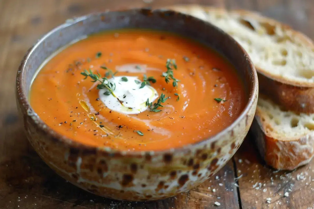 Roasted Carrot Ginger Soup - Organo Republic