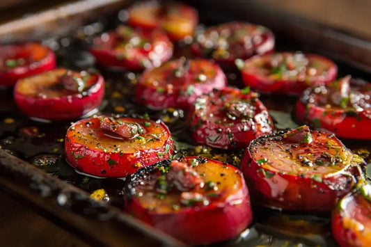 Roasted Radishes With Anchovies - Organo Republic