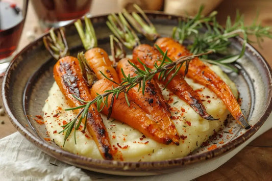 Rosemary Roasted Carrots & Rutabaga Puree - Organo Republic