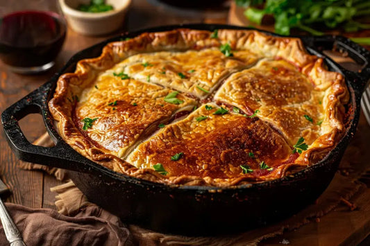 Spicy Lamb & Beet Pot Pie - Organo Republic