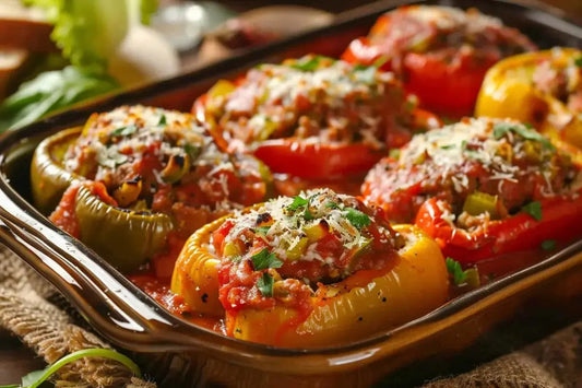 Stuffed Banana Peppers - Organo Republic