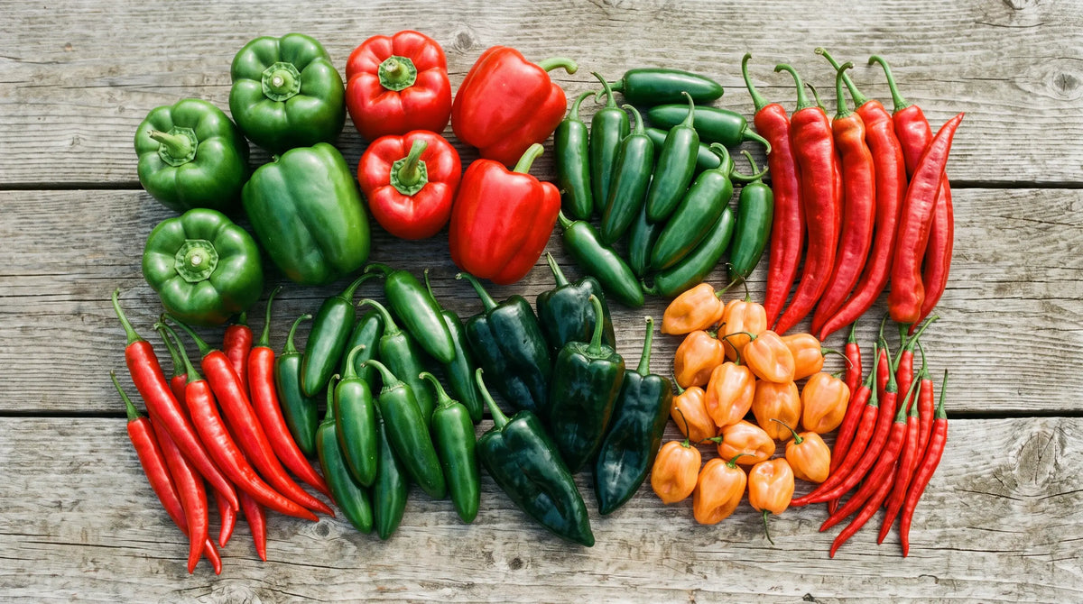 Types of Peppers: Heat Chart, Sweet to Superhot