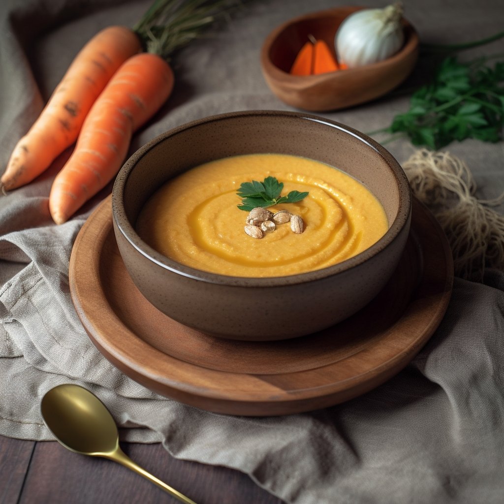 Carrot Parsnip & Ginger Soup