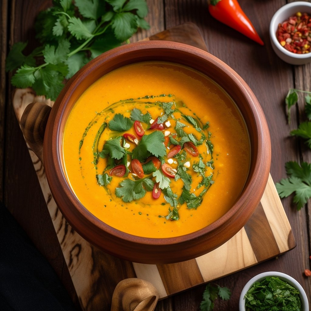Carrot Tahini Soup