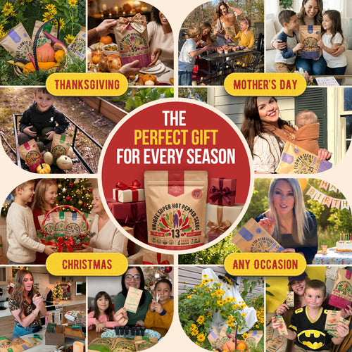 13 Unique Super Hot Pepper Seeds Variety Pack