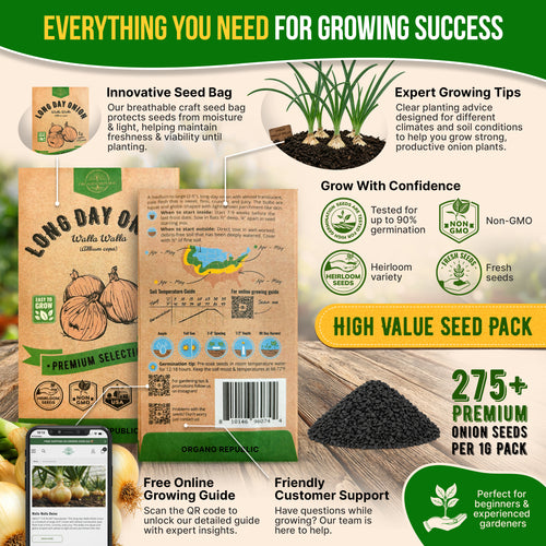 Onion Walla Walla Seeds Pack 1G