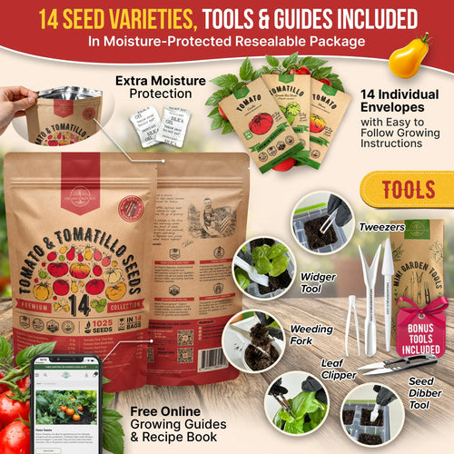 14 Unique Tomato and Tomatillo Variety Pack
