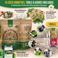 15 Medicinal & Tea Herb Seeds Variety Pack