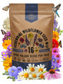 16 Perennial Wildflower Seeds Mix Organo Republic
