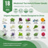 18 Medicinal Tea Herb & Flower Seeds Variety Pack for Planting Indoor & Outdoors. - Organo Republic