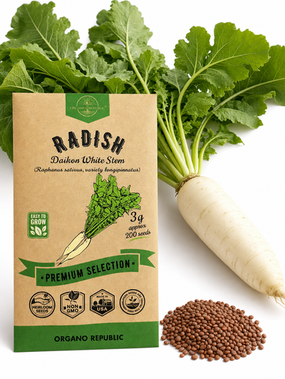 Radish White Stem Seeds