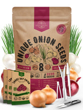 8 Onion Seeds Variety Pack