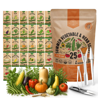 25 Summer Vegetable & Herb Garden Seeds