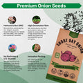 Onion Red Burgundy Seeds Pack 1G