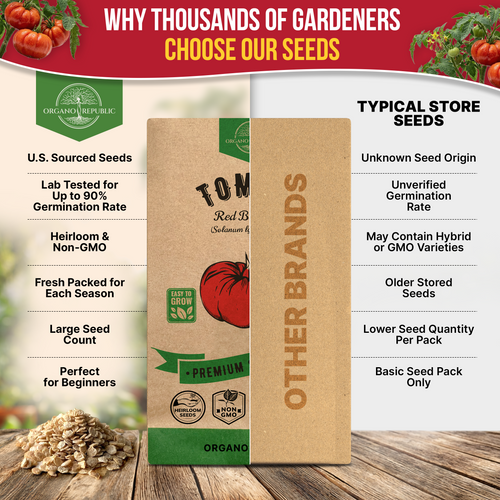 Red Beefsteak Tomato Seeds Pack 0.5G